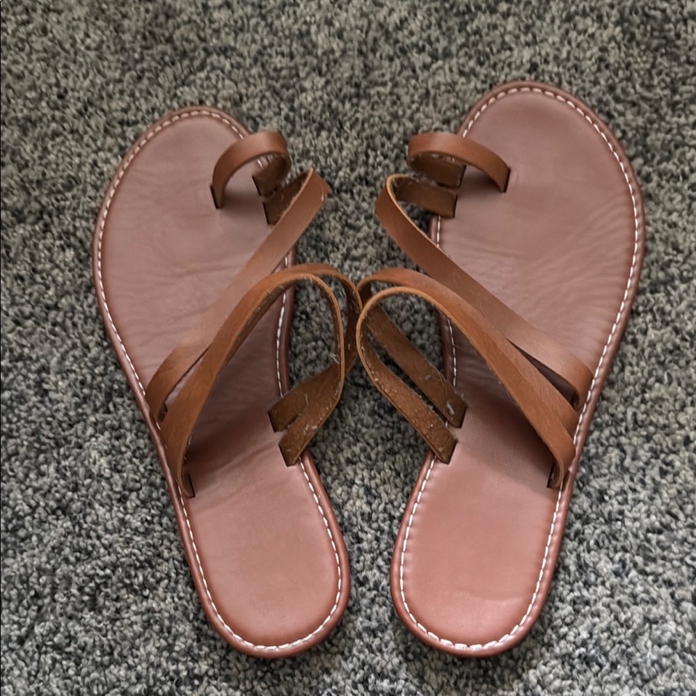 Brown Leather Sandals